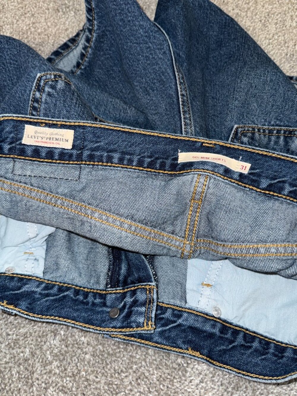 Levis 80s Mom Jean Shorts 31 - Picture 4 of 4